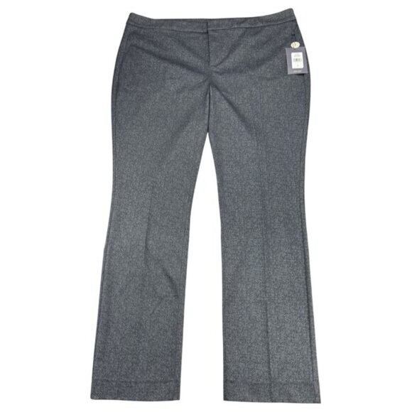 NWT NYDJ Slim Ponte Knit Trousers Sz 18 Mondo Herringbone - Picture 3 of 8
